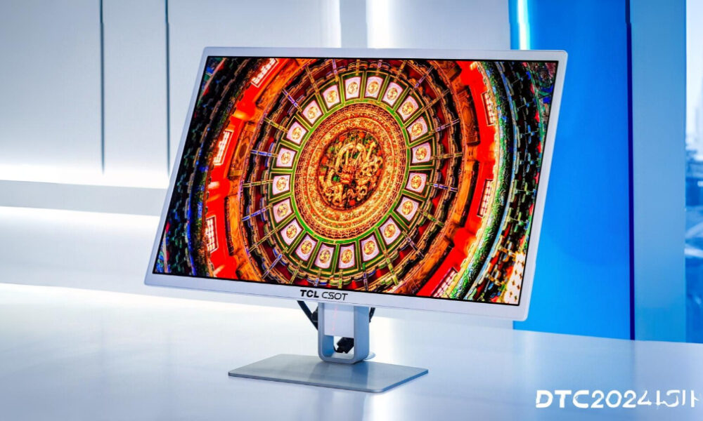 TCL CSOT printed oled monitor