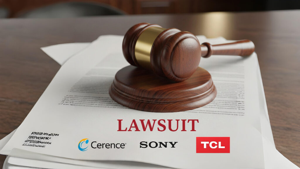 Cerence Sony TCL lawsuit